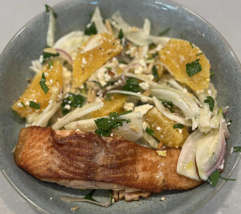 Fennel, Orange and Salmon Salad - 2 Serves