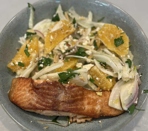 Fennel, Orange and Salmon Salad - 2 Serves