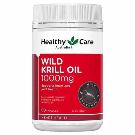 Healthy Care Wild Krill Oil 1000mg – 60 Capsules